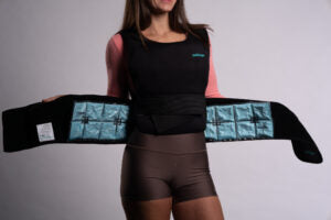 image of female model with cool2shape cooling vest
